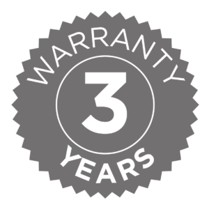 3 years warranty