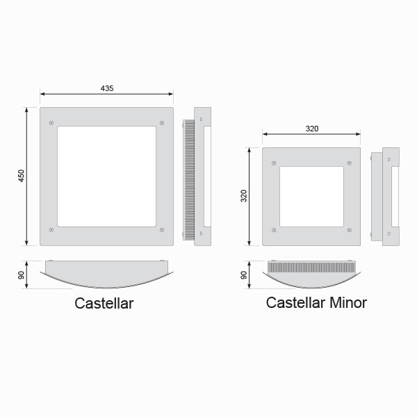 Castellar Dimensions SQ Grey Castellar Dimensions SQ Grey