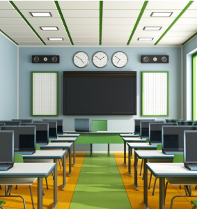LED benefits in a classroom